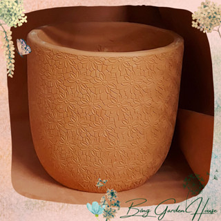 Chậu trồng cây, Chậu đất nung hoa cúc Bông Garden trồng cây cảnh các loại