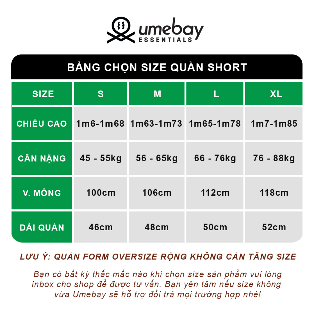 Quần short nam nữ thêu nổi gấu Essentials, sooc đùi unisex form oversize streetwear Umebay UMS38