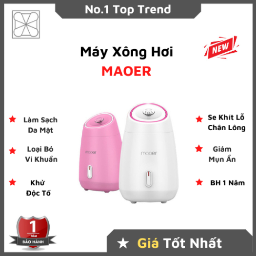 MÁY XÔNG HƠI MẶT THẢO DƯỢC, HOA QUẢ TỰ ĐỘNG 2 IN 1 MAOER. ĐTCA