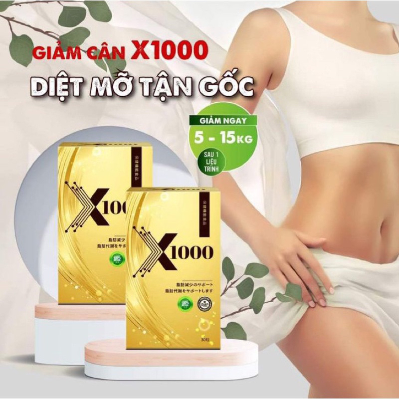 Giảm Cân X1000 Ngân 98 Siêu Mạnh, liệu trình Giảm siêu mạnh