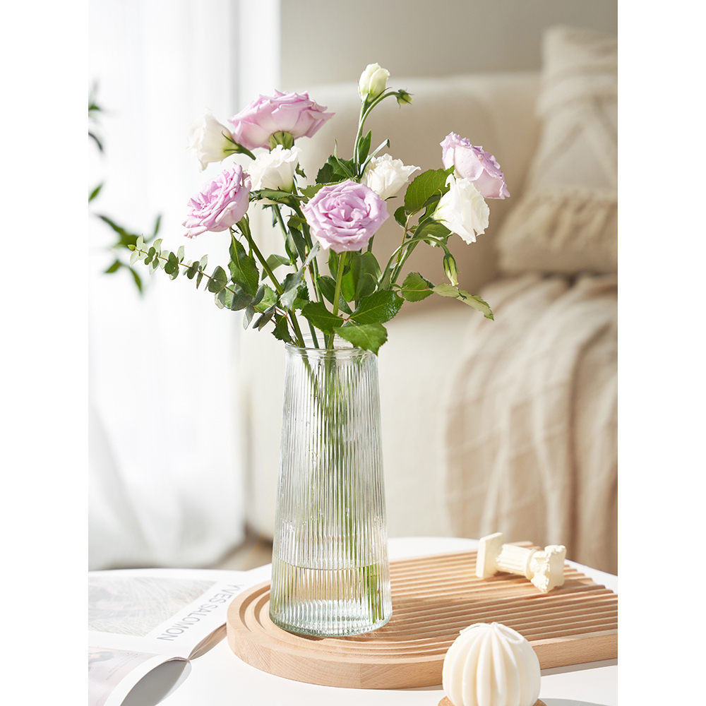 Bình hoa thủy tinh vintage, lọ hoa thủy tinh decor phòng ngủ và trang trí phòng khác