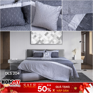🍁 Mẫu Chăn Ga Gối 🍁 Hanvico Blue Sky DLS204 vải cotton cao cấp (bán lẻ ga chun / vỏ chăn / đôi vỏ gối)
