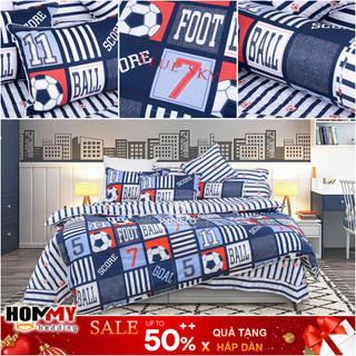 🍁 Mẫu Chăn Ga Gối 🍁 Hanvico Blue Sky DLP194 vải cotton cao cấp (bán lẻ ga chun / vỏ chăn / đôi vỏ gối)