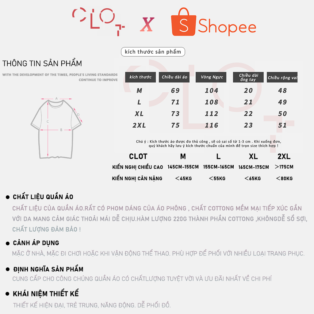 CLOT Áo thun tay lỡ nâu xám nam nữ retro áo phông unisex bigsize ulzzang 100%cotton