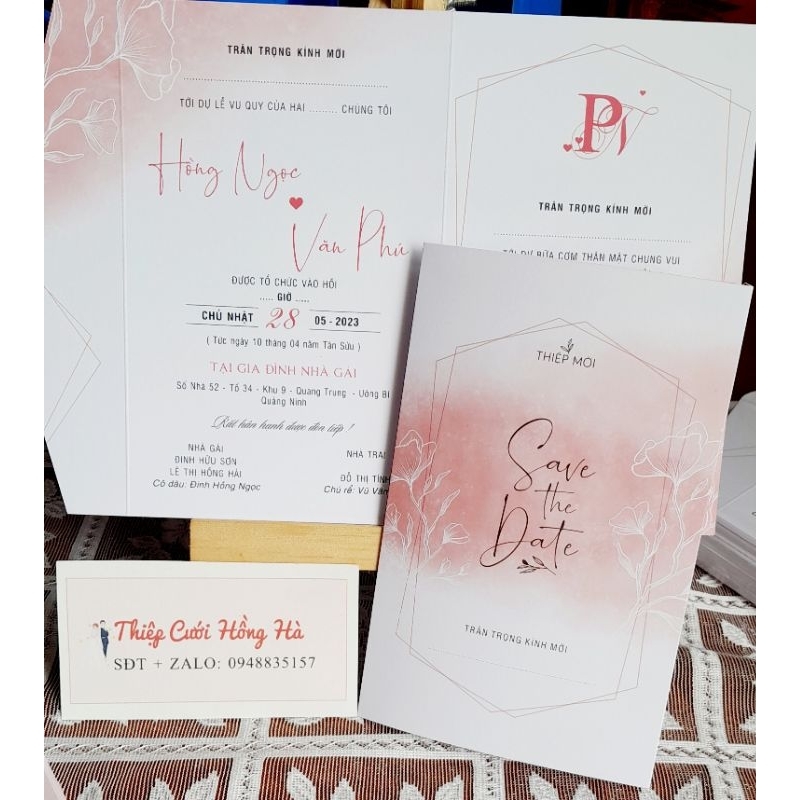 THIỆP CƯỚI HD 205