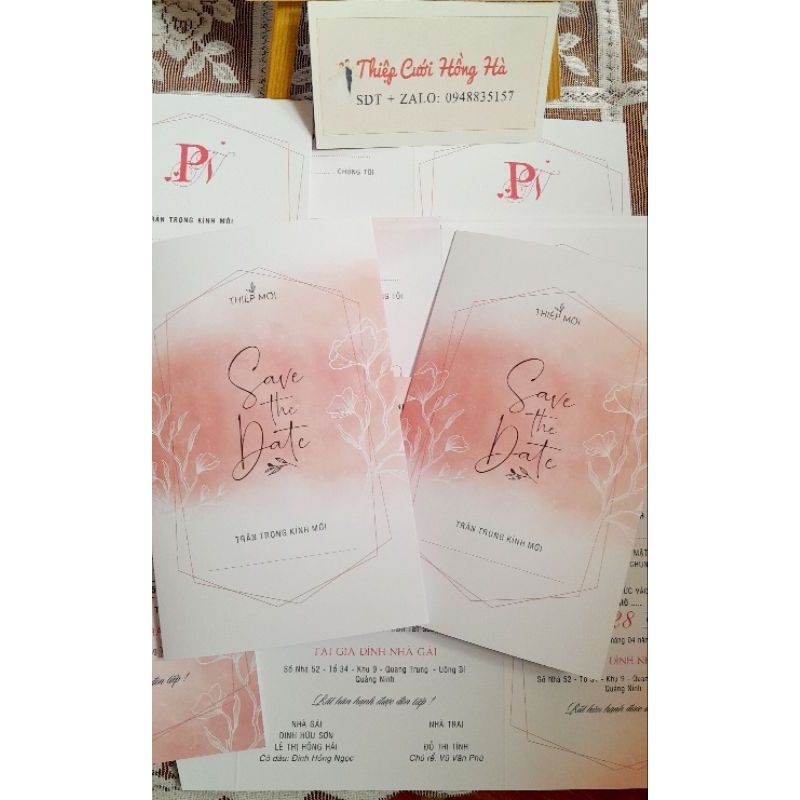 THIỆP CƯỚI HD 205