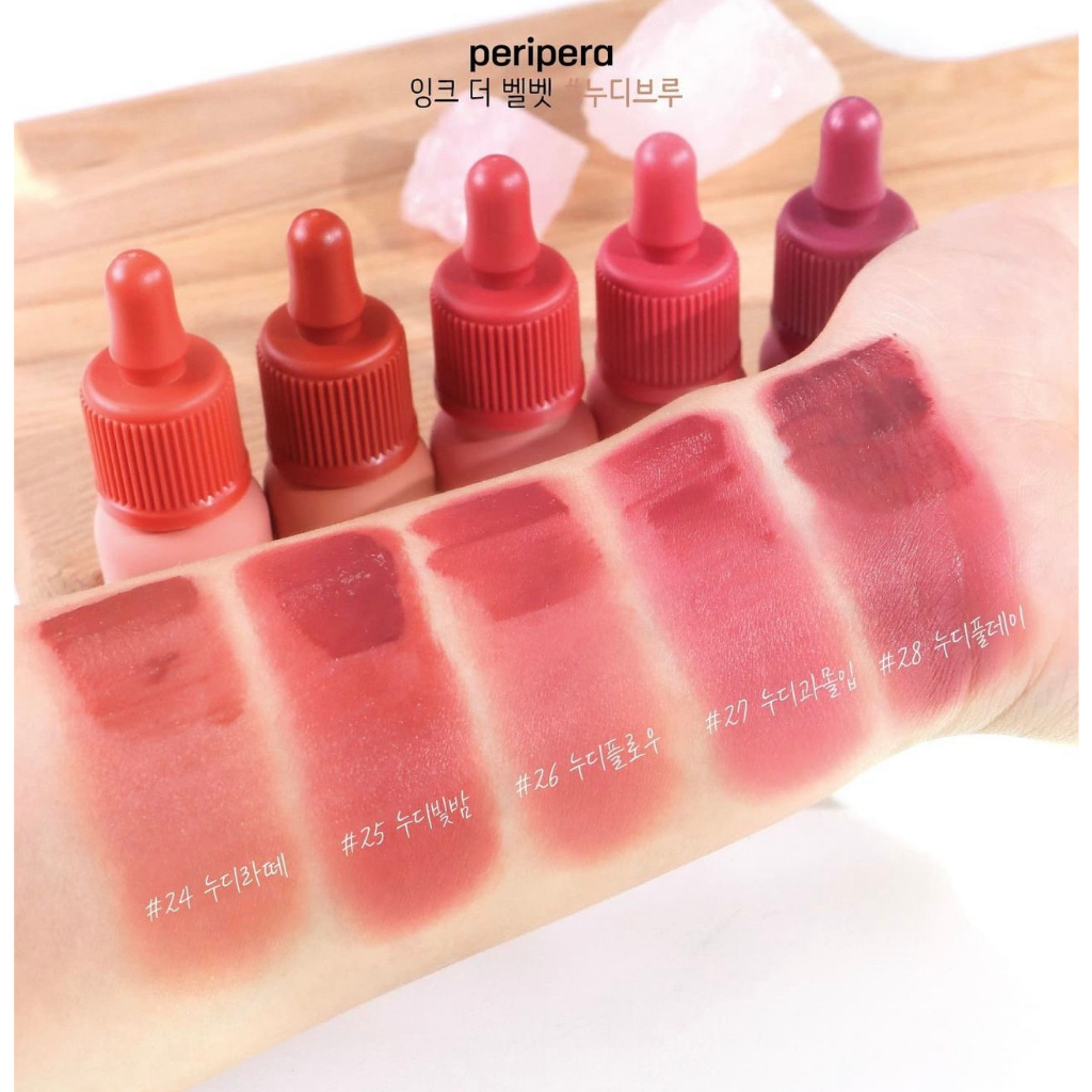 NEW Son Kem Siêu Lì Siêu Mịn Peripera Ink The Velvet