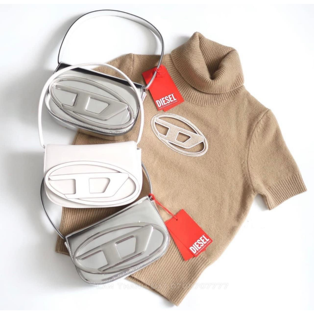 Túi DI.E.S lik au size 20,5cm fullbox , tui giay, túi vải, tag mác như ảnh,  kèm ảnh thật tự chụp