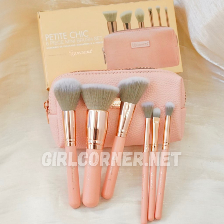 Bộ Cọ Trang Điểm Cá Nhân BH Pettie Chic - BH cosmetics - Cọ trang điểm cá nhân bằng nhựa KTcm+-5cm (38-40 cái/kg