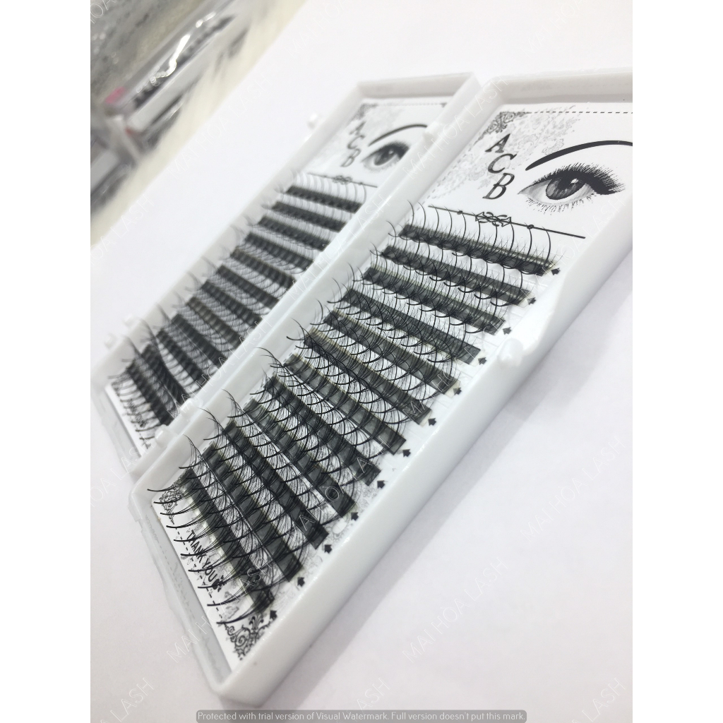 Mi fan trụ katun 5d mix mm -0.07 - dụng cụ nối mi_ MAIHOA