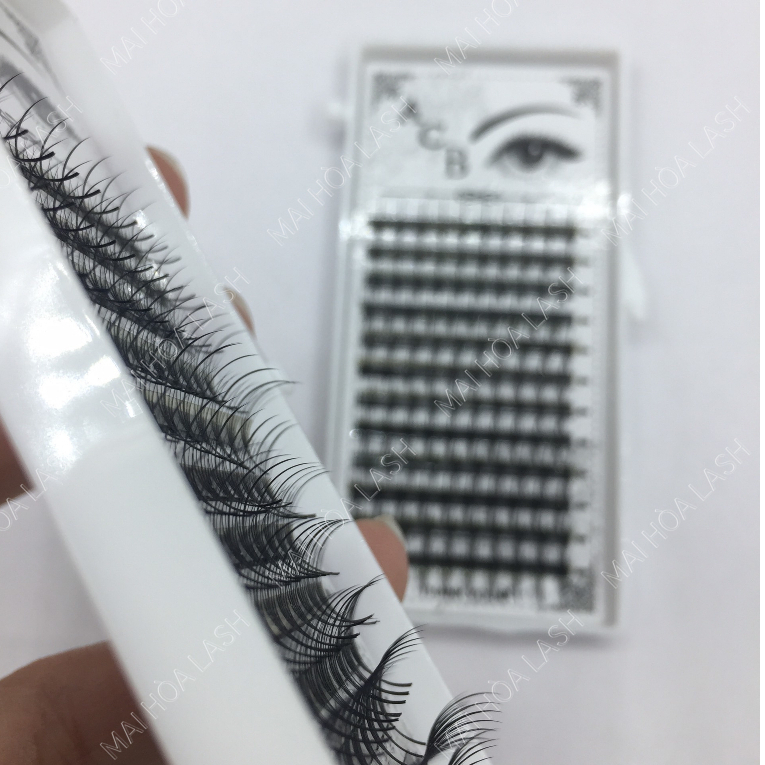 Mi fan trụ katun 5d mix mm -0.07 - dụng cụ nối mi_ MAIHOA