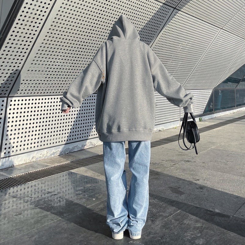 Áo Hoodie Nữ Nam Locabrand Unisex Form Rộng NÚT BẤM Mũ To 2 Lớp Chất Nỉ Ngoại Siêu Ấm Màu Đen Xám Cực Chất Kang | BigBuy360 - bigbuy360.vn