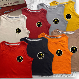 Áo croptop sát nách body sát nách nhiều màu cực đẹp hình in ngẫu nhiên