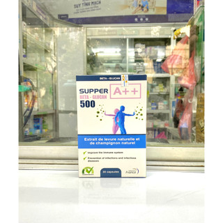 Viên uống tăng sức đề kháng super a++ beta-glucan 500