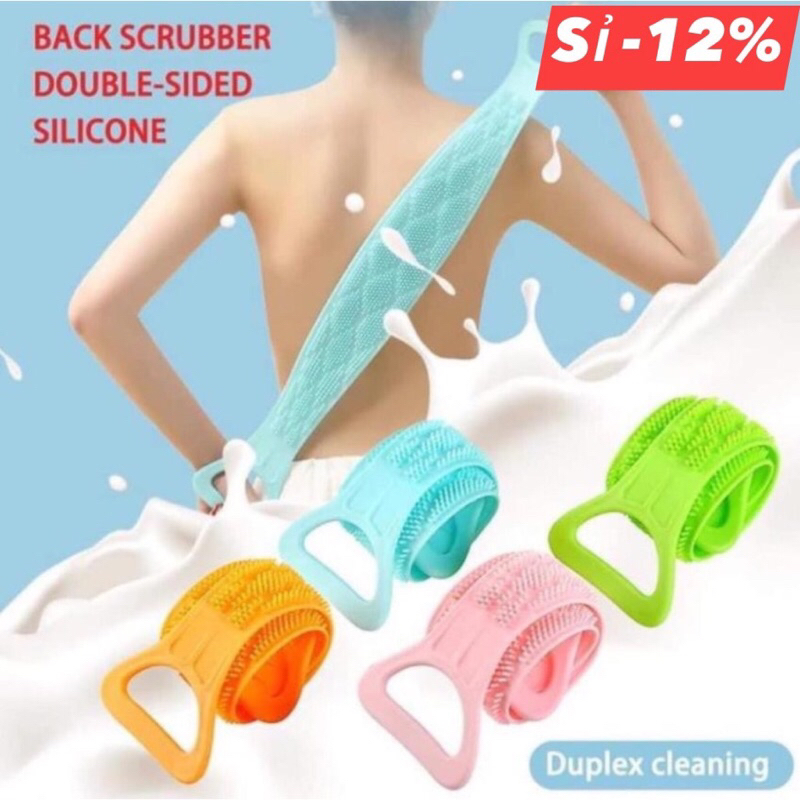dây chà lưng ,đai chà lưng silicon 2 mặt
