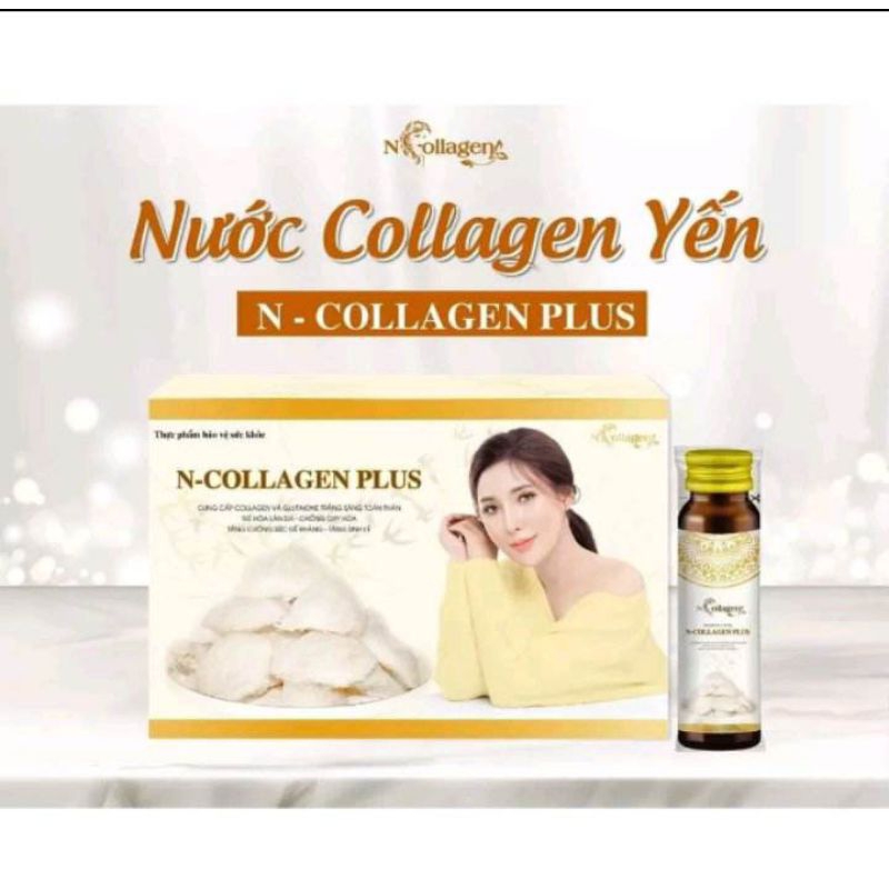 (chính hãng) NƯỚC UỐNG TRẮNG DA COLLAGEN PLUS NCOLLAGEN HỘP 15 CHAI