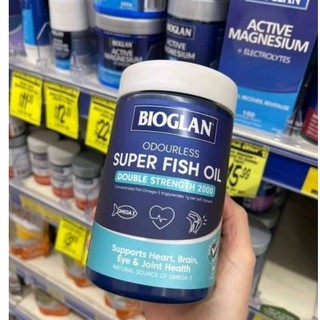 Dầu cá không mùi Bioglan Fish Oil 2000mg