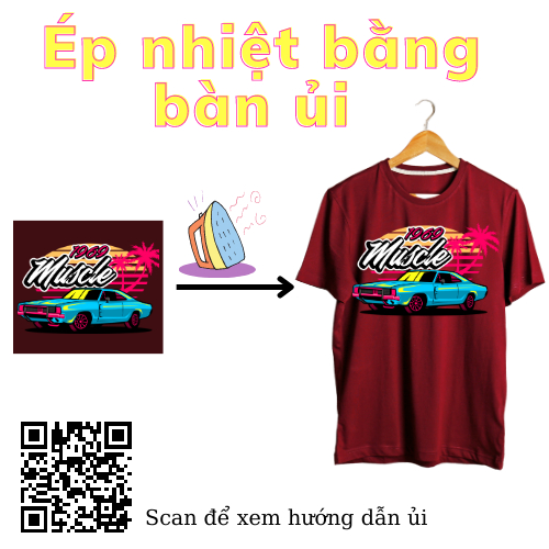 [Hình ủi, ép nhiệt] Hot Trend Gấu LotSo 8 ủi bằng bàn là, bàn ủi