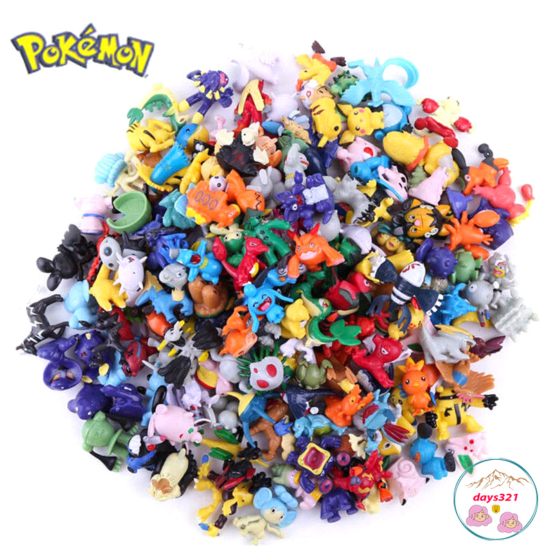 Mô hình Pokemon đồ chơi cho bé trang trí kích thước khoảng 3cm - days321 Home