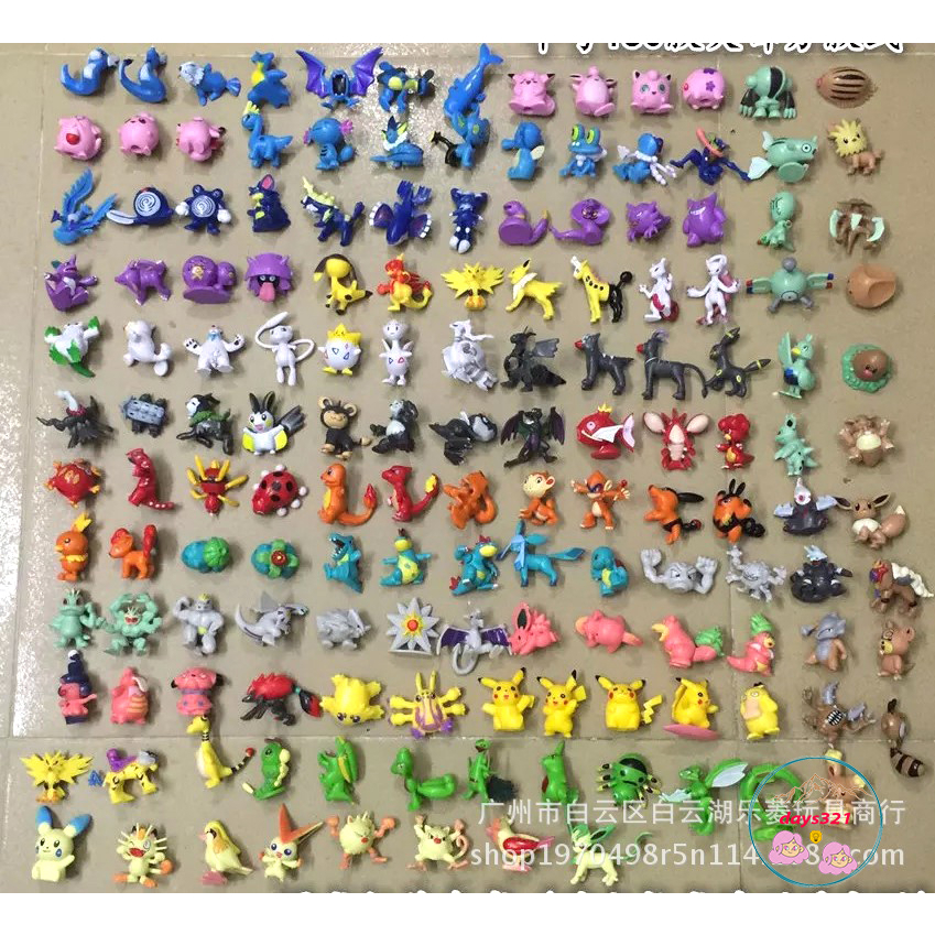 Mô hình Pokemon đồ chơi cho bé trang trí kích thước khoảng 3cm - days321 Home