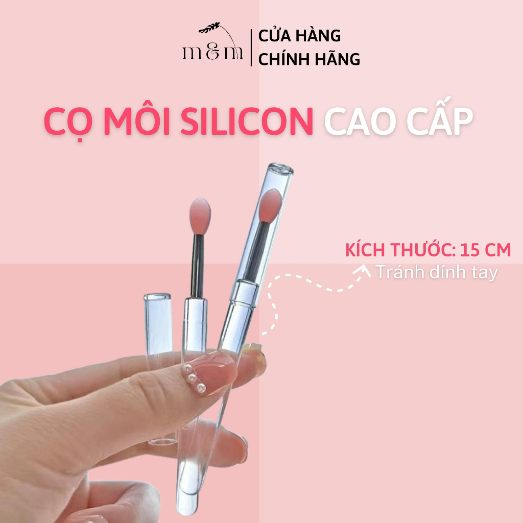 Cọ Tô Son Môi, Son Dưỡng Bằng Silicon Tiện Lợi, Thiết Kế Siêu Xinh, An Toàn Cho Môi