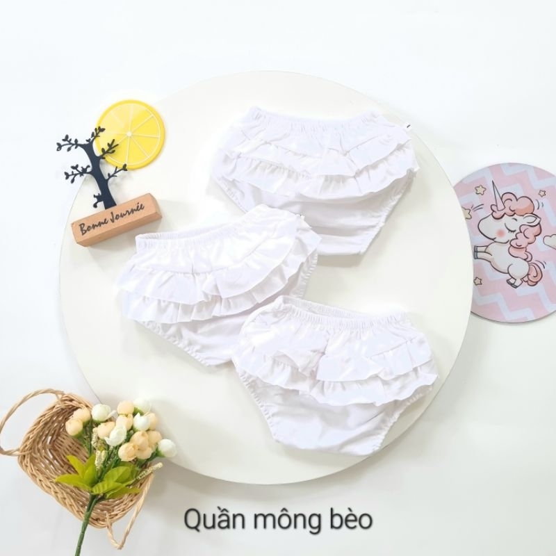 Bunnybaby - Set 3 quần mặc tã, mặc váy Bunny cho bé 3-12kg