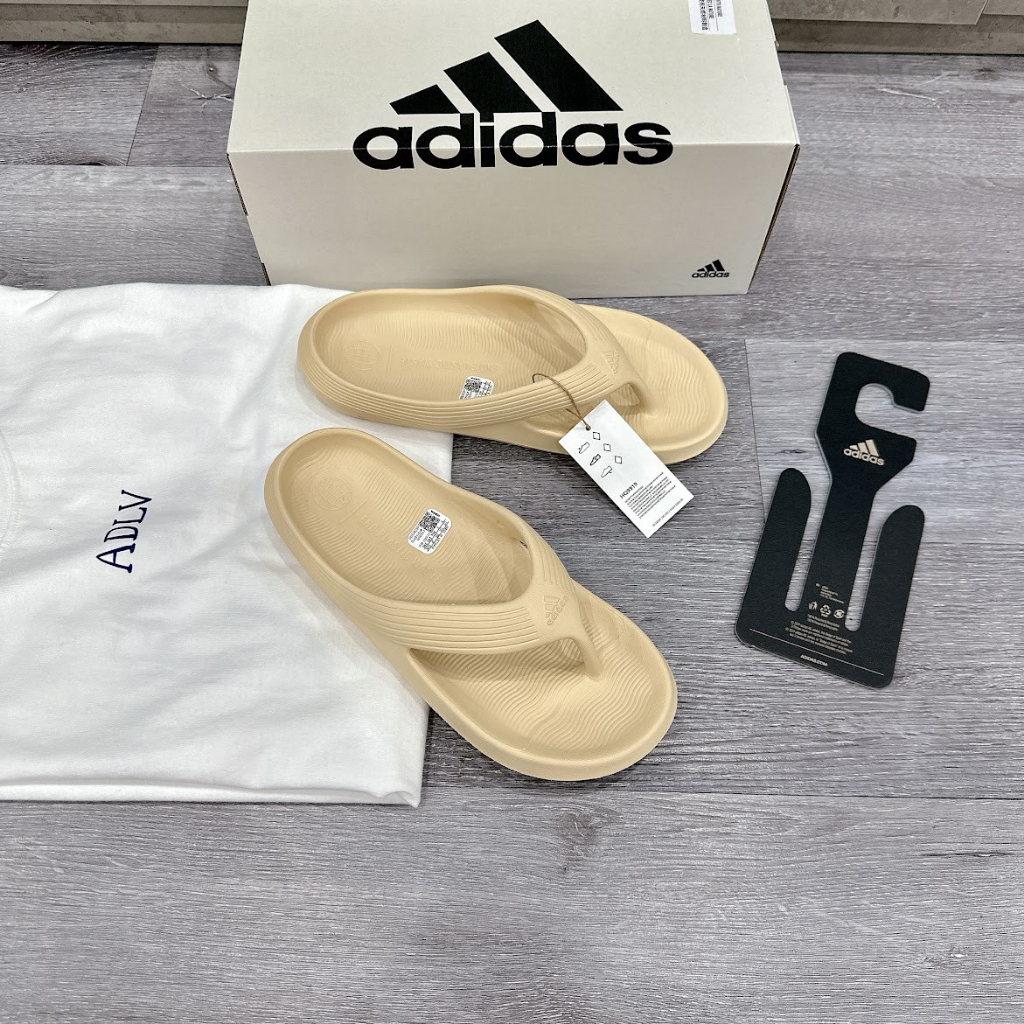 Dép xỏ ngón Adidas Adicane Flip-Flops Beige Sand  màu be | PiuPiu Authentic