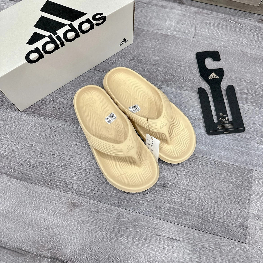 Dép xỏ ngón Adidas Adicane Flip-Flops Beige Sand  màu be | PiuPiu Authentic