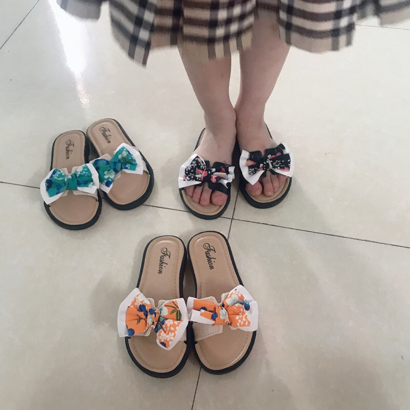 Dép Nơ Xinh cho Bé, Giày Dép Sandal Bé Gái Đi Chơi DP80