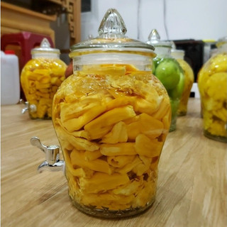 Bình thủy tinh ngâm rượu 3 lít có vòi ( hàng dày hơn )