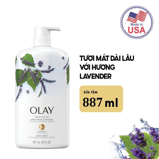 Sữa tắm Olay Body wash nhiều mùi hương 887ml