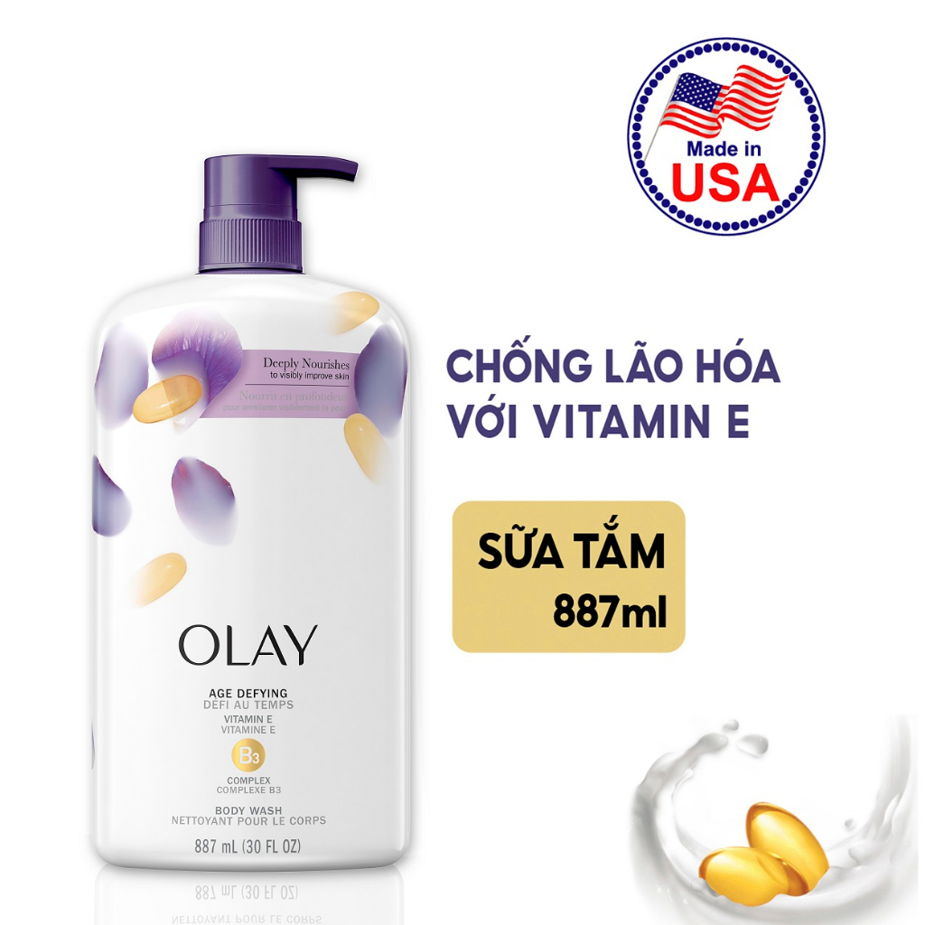 Sữa tắm Olay Body wash nhiều mùi hương 887ml