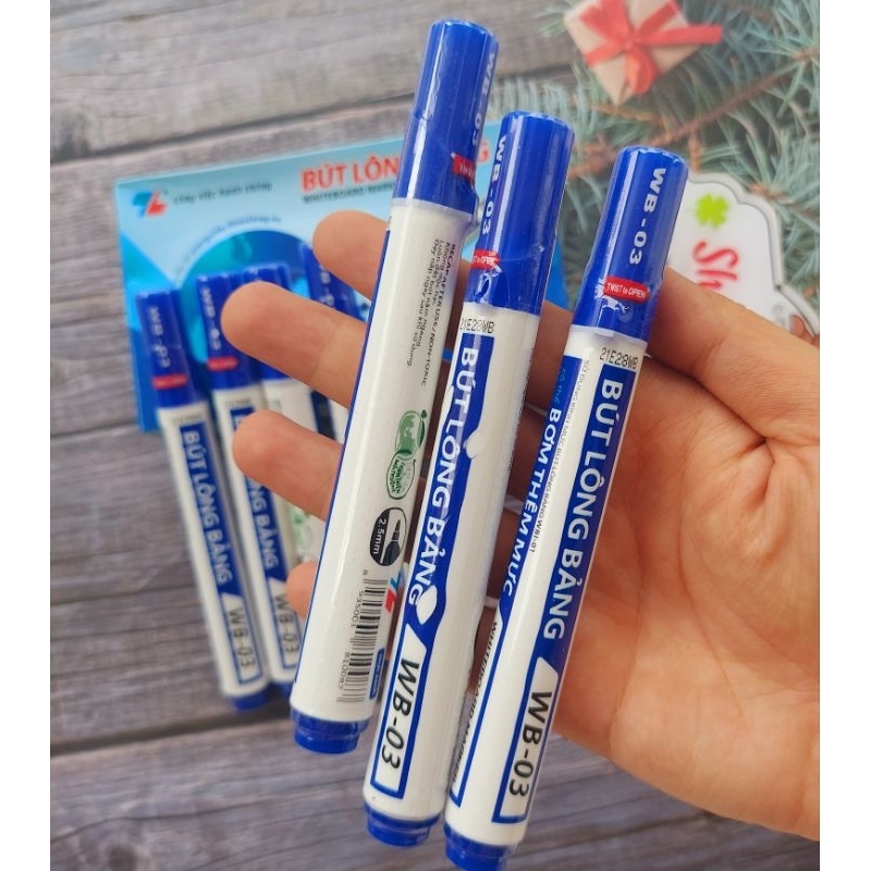 Bút lông viết bảng TL WB-03 mực xanh