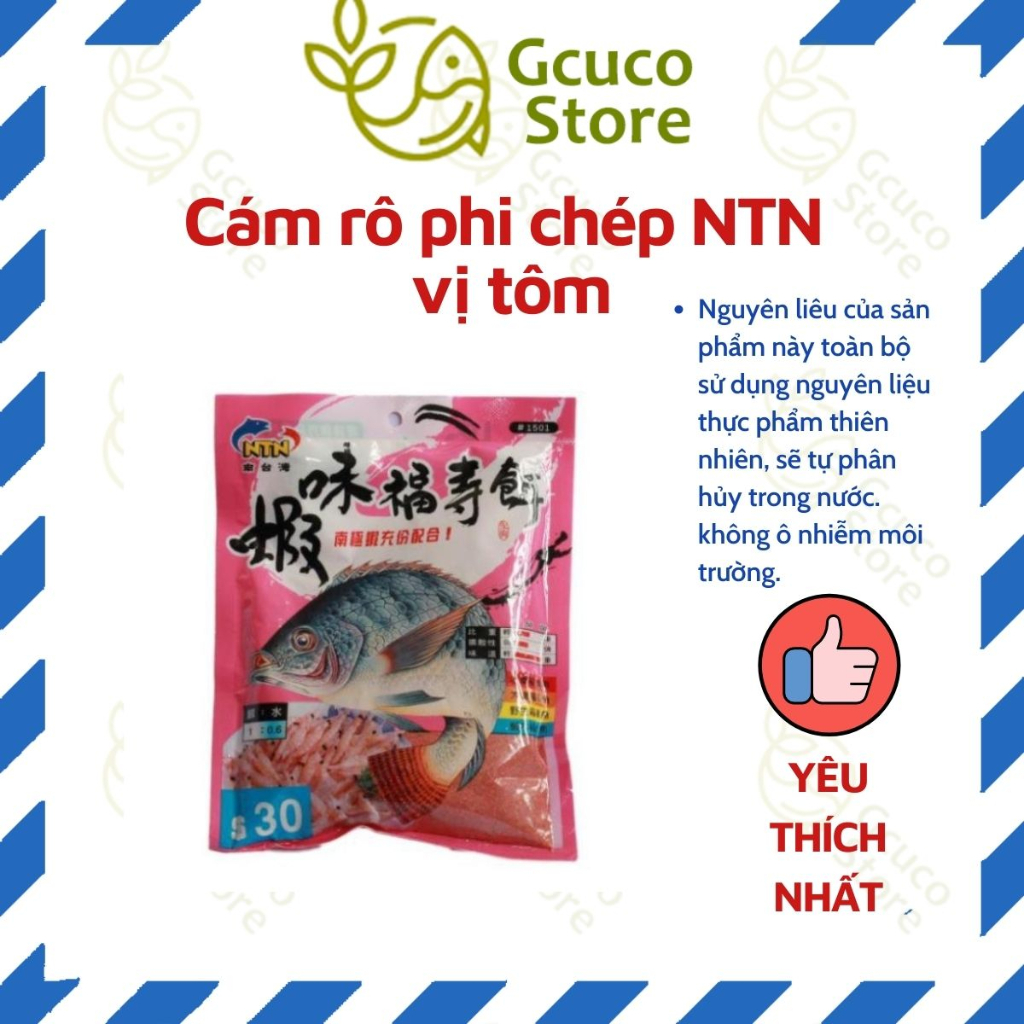 Cám rô phi chép NTN vị tôm