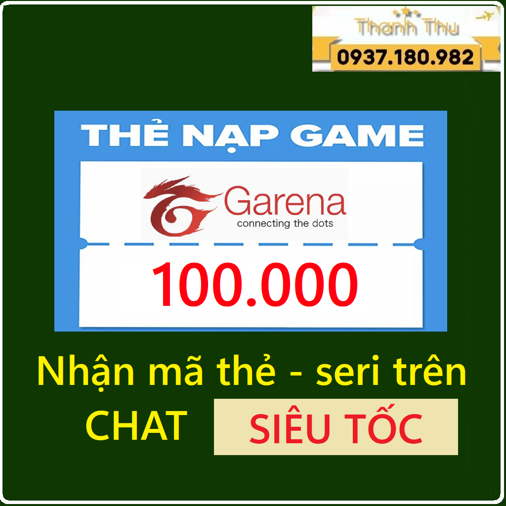 Mã thẻ Garena 100K