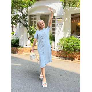 (có bán sỉ,ảnh thật,hoả tốc) 🌻 FABRI DRESS 🌼 ĐẦM SƠ MI BASIC