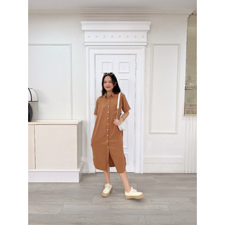 (có bán sỉ,ảnh thật,hoả tốc) 🌻 FABRI DRESS 🌼 ĐẦM SƠ MI BASIC