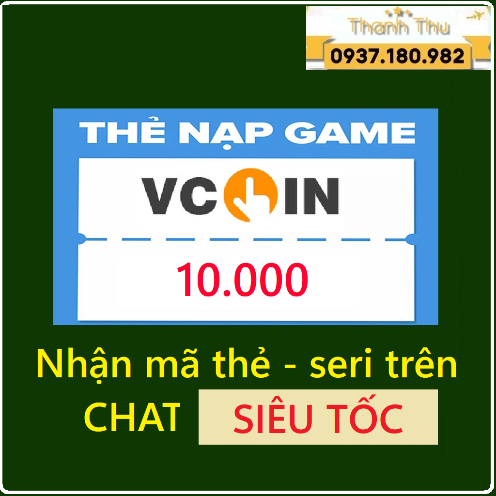 Mã thẻ Vcoin 10K