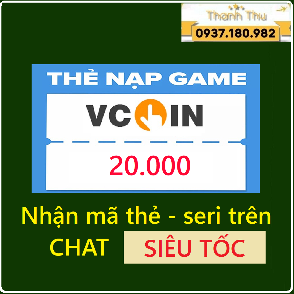 Mã thẻ Vcoin 20K