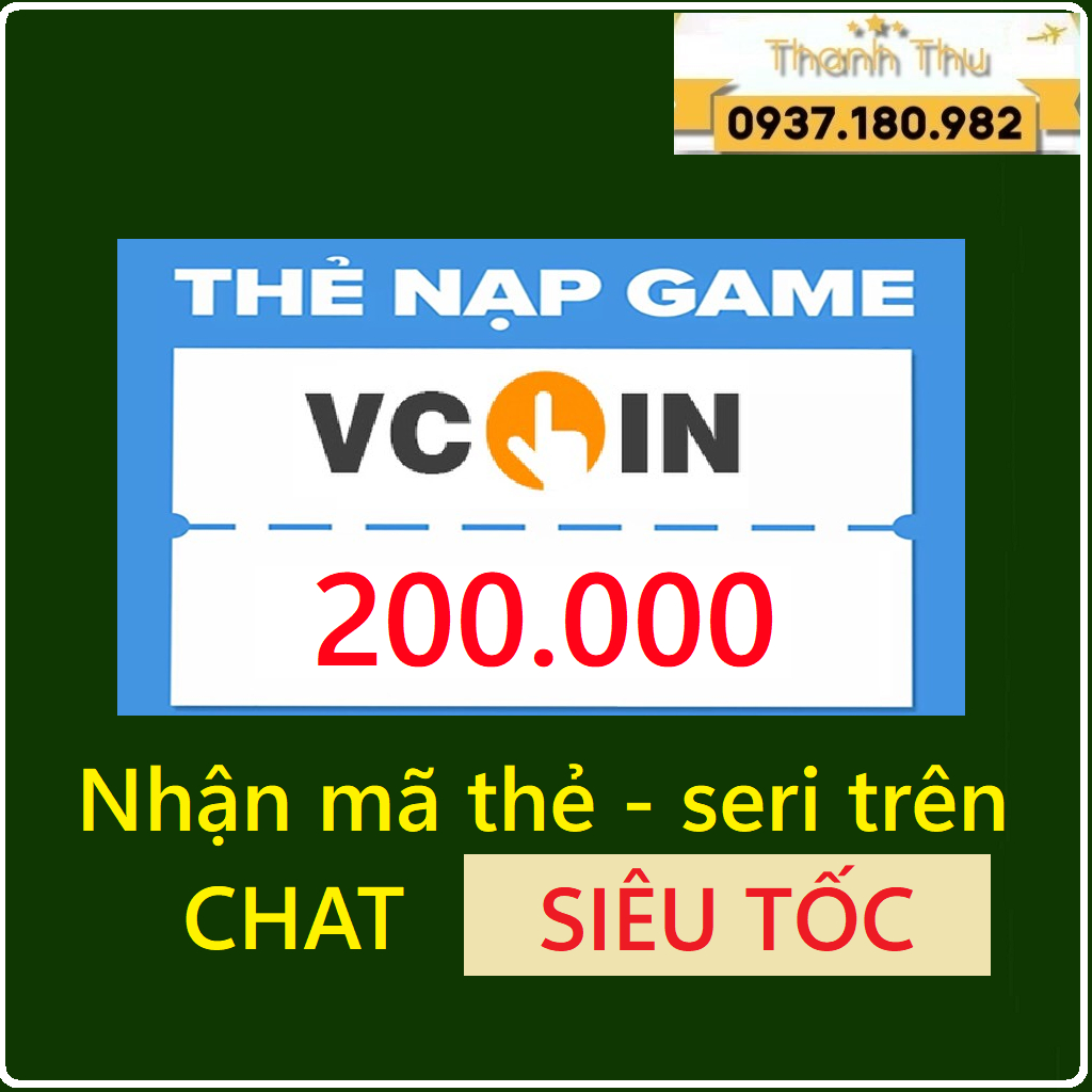 Mã thẻ Vcoin 200K