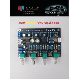 Mạch pre hi-fi nguồn đơn 12-24vol dc