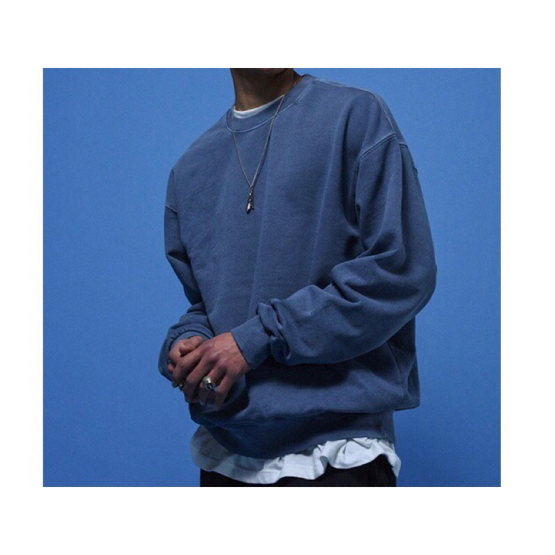 Áo sweater nỉ da cá unisex