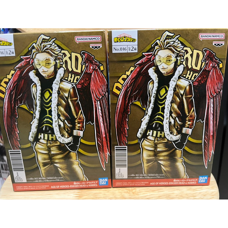 Mô hình my hero academia chính hãng banpresto : Hawks age of heroes figure