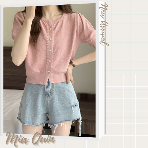 Hàng có sẵn: Áo nữ dệt kim mùa hè