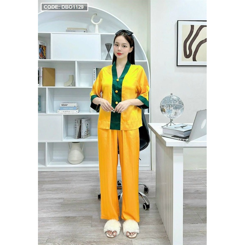 Bộ mặc nhà, đồ lam mặc đi chùa đều ok