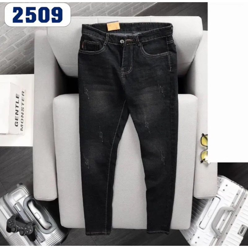 Quần jeans nam dài quần bò đẹp thời trang trẻ trung chất liệu dày dặn co giãn tốt from chuẩn đẹp