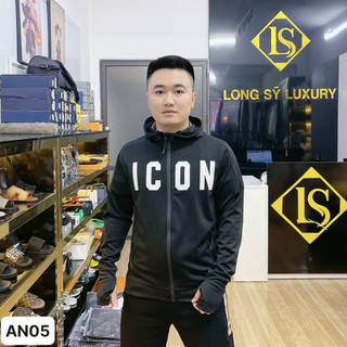 Áo nắng icon đen an05