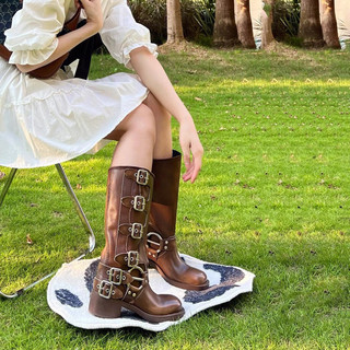 Giày Boot phong cách cao bồi thời trang