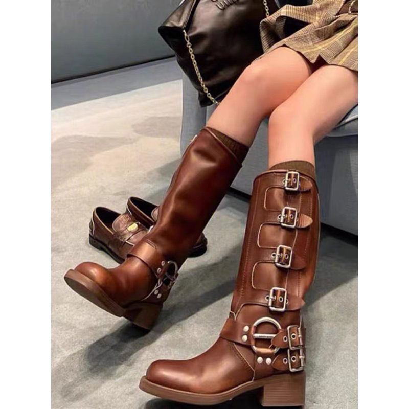 Giày Boot phong cách cao bồi thời trang