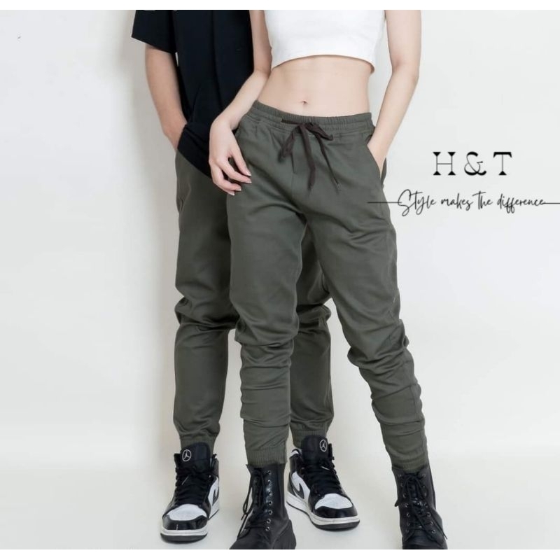 Jogger kaki ống túm